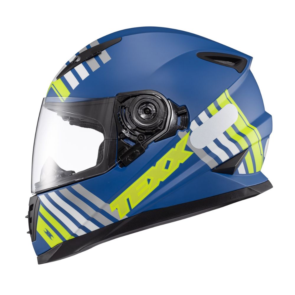 Capacete Texx | Wing Grid | Azul | Verde | Branco