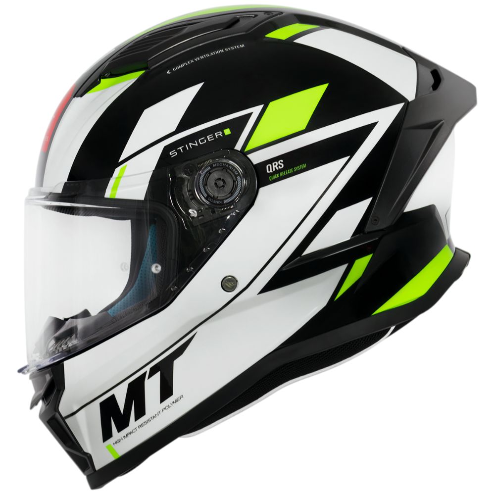 Capacete Mt Helmets | Stinger 2 Zivze B3 | Yeloow Flour Gloss 