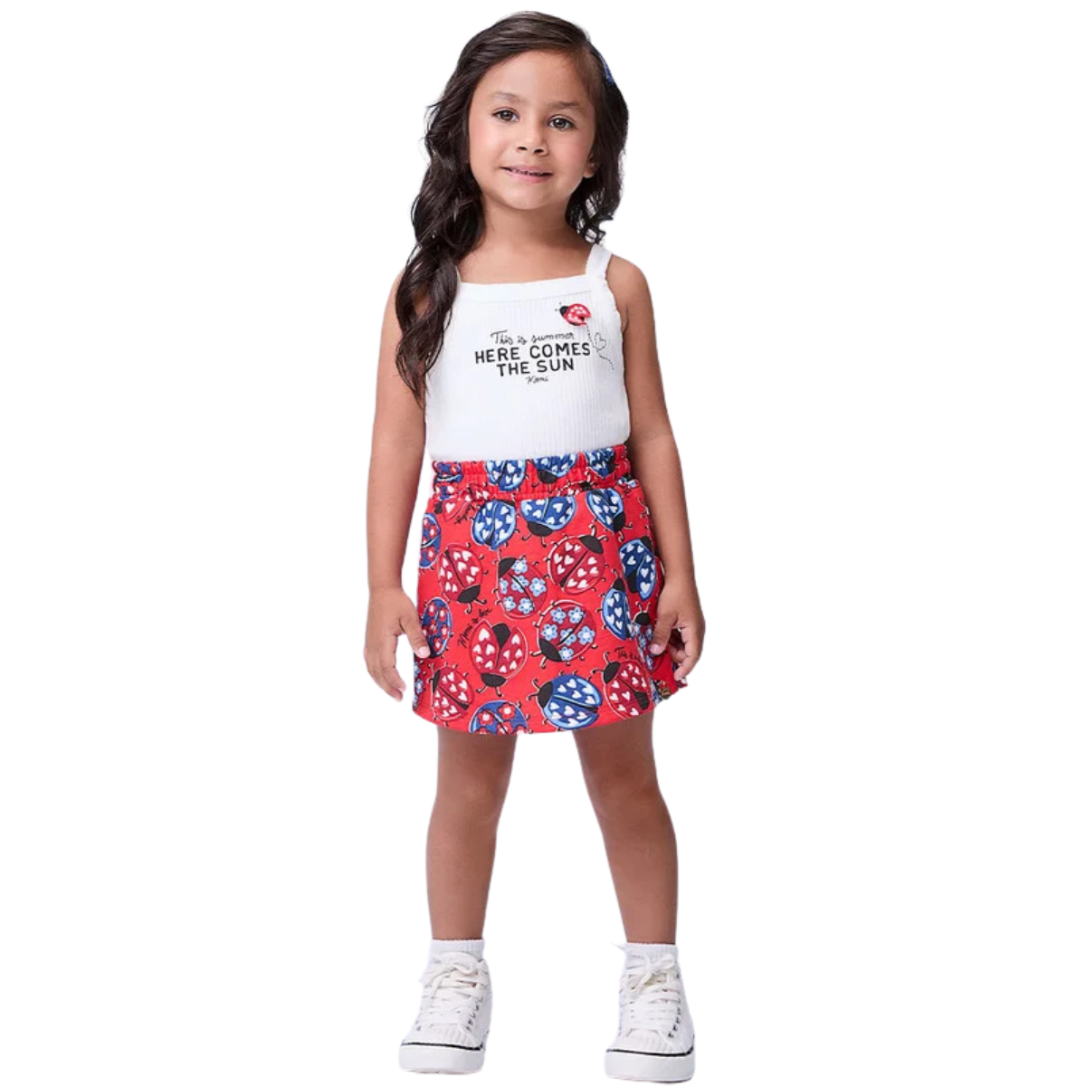 Conjunto Momi Regata e Shorts Joaninha J6098