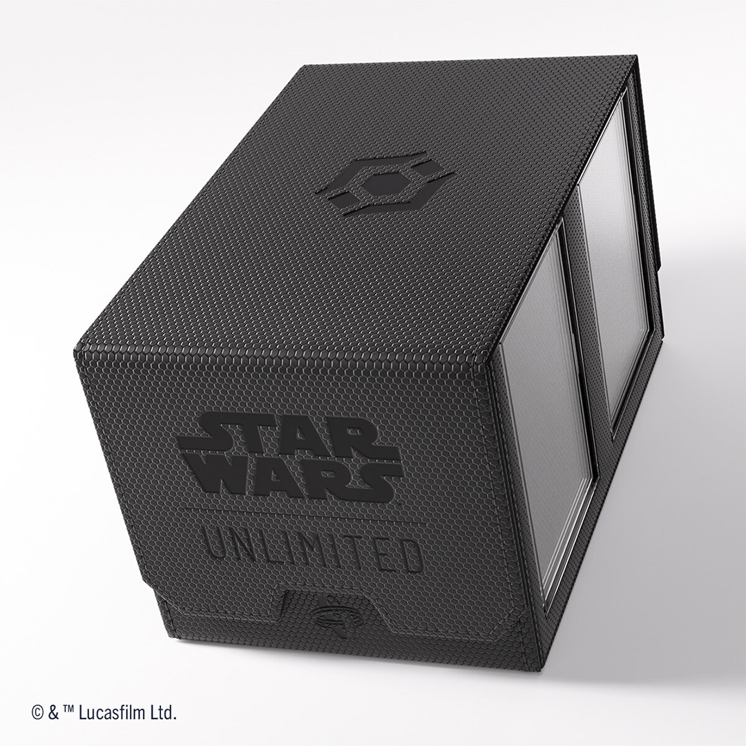 DECK BOX STAR WARS UNLIMITED DOUBLE DECK POD - PRETO