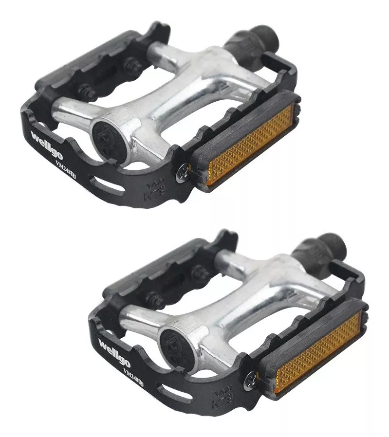 Pedal Mtb Wellgo M248 Rosca 9/16 Grossa Alumínio