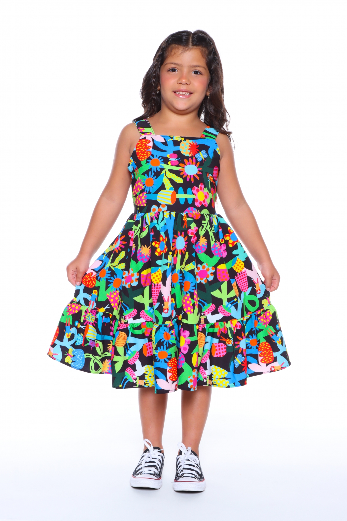 Vestido Amora Lúdico Preto