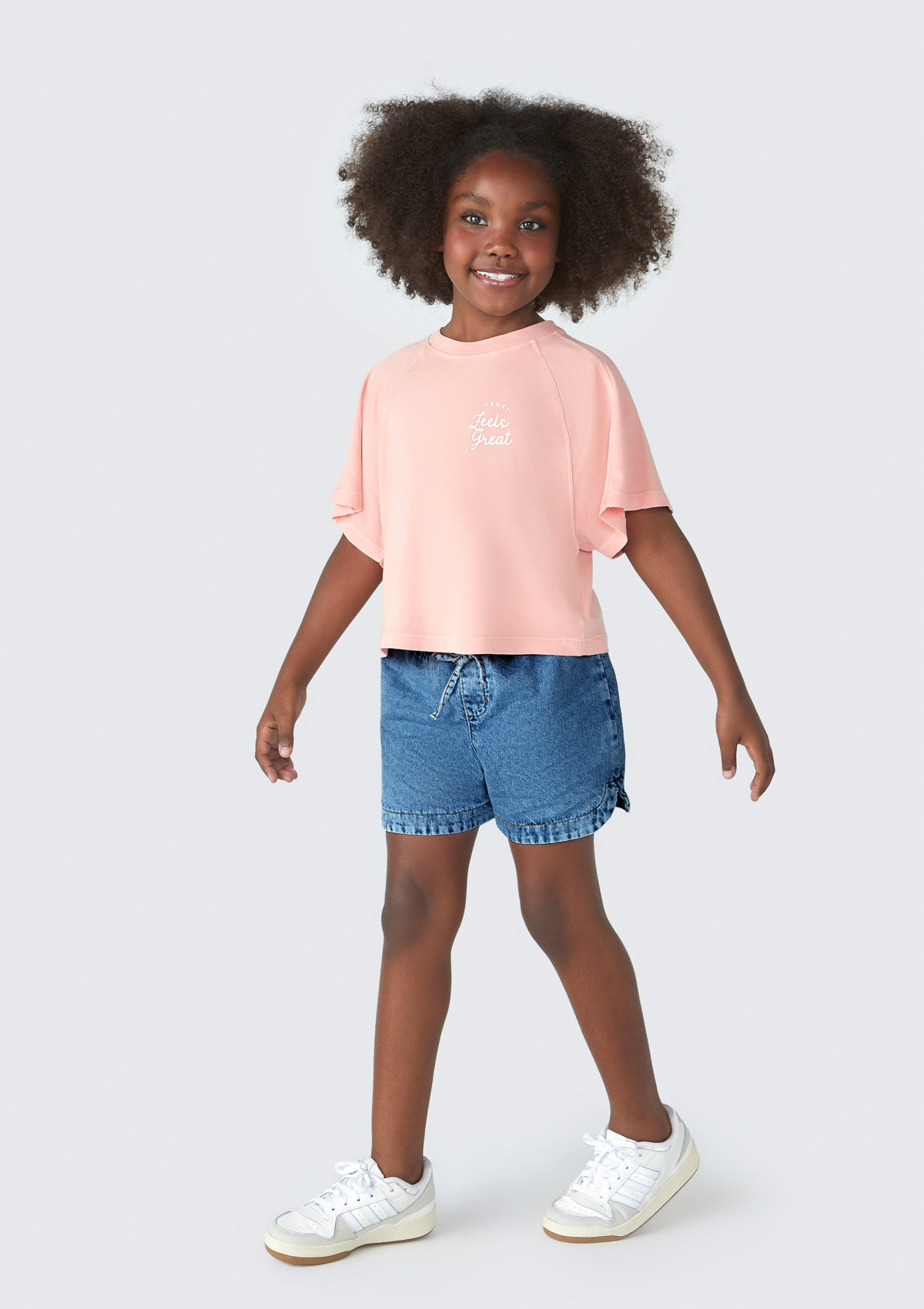 Shorts Jeans Infantil Menina