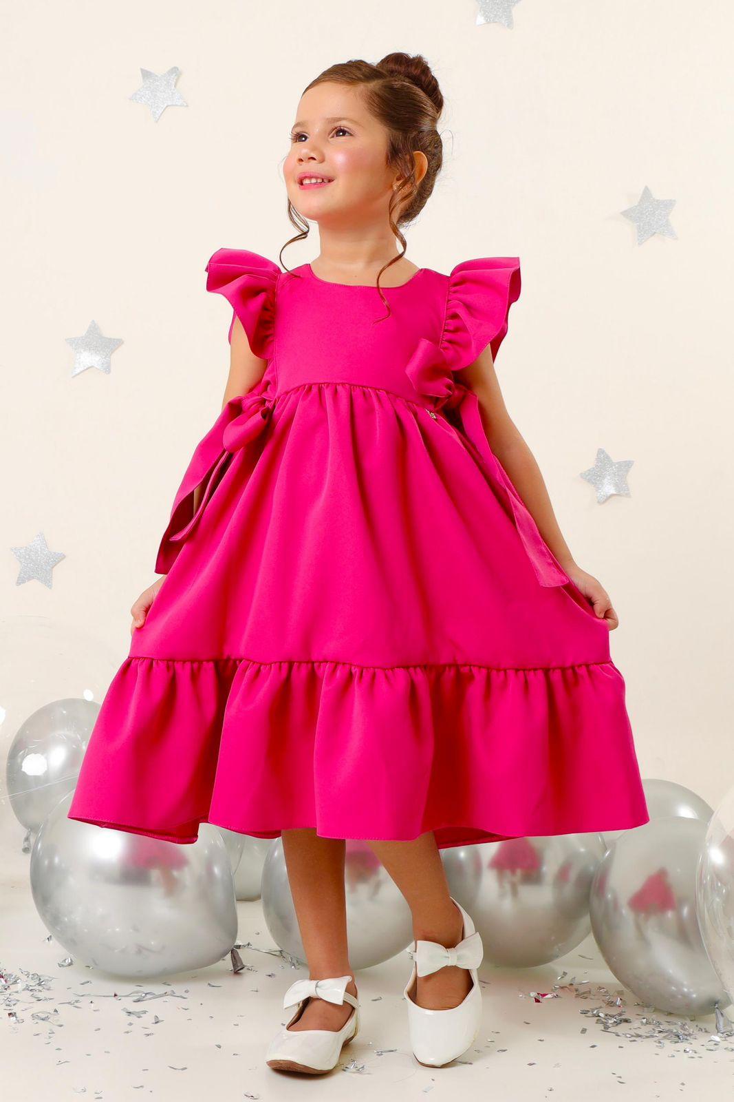 Vestido Isabella Pink Luxo (Premium)