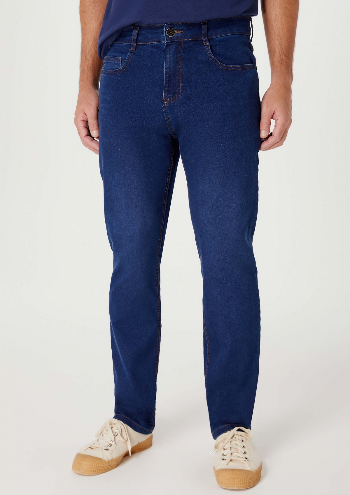 Calça Jeans Masculina Reta Soft Touch