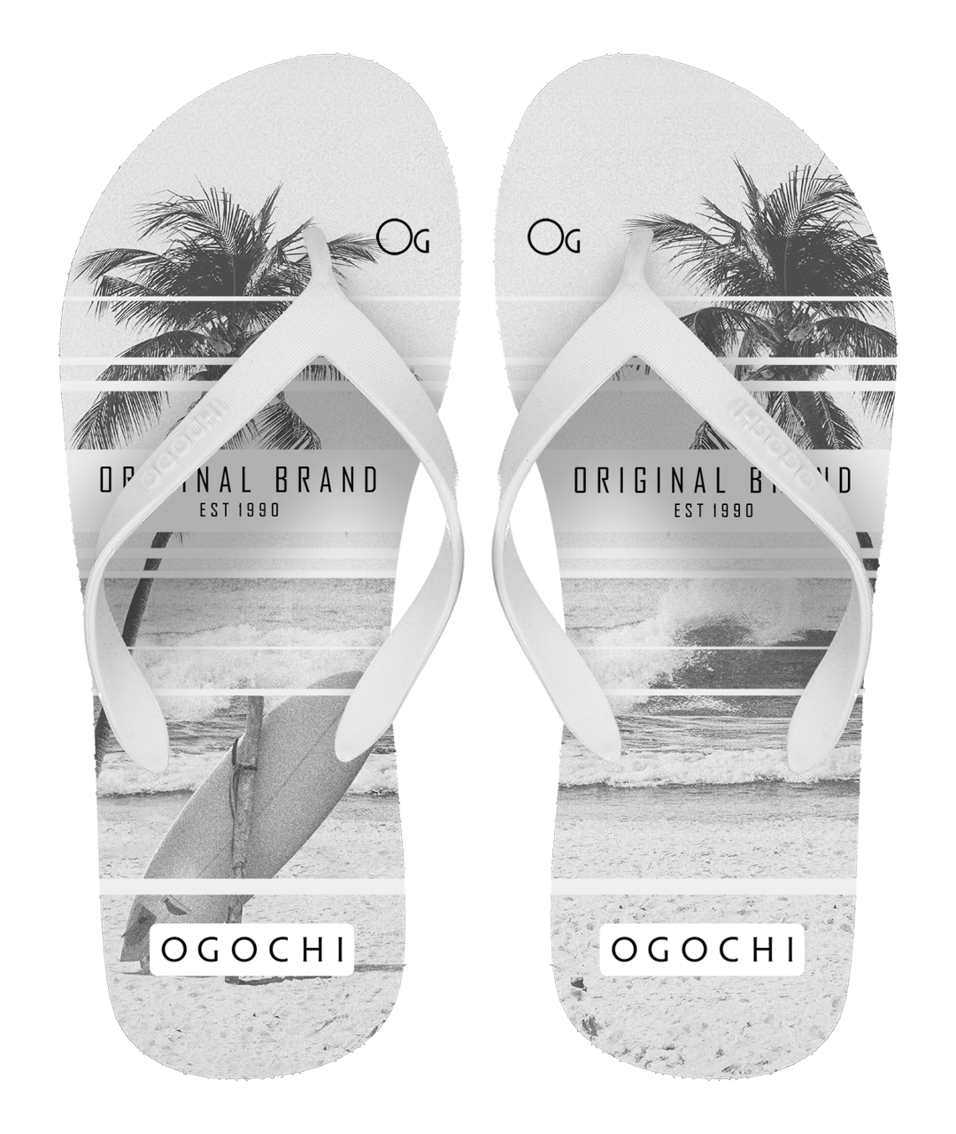 Chinelo de Dedo Infatil Masculino Estampado Ogochi