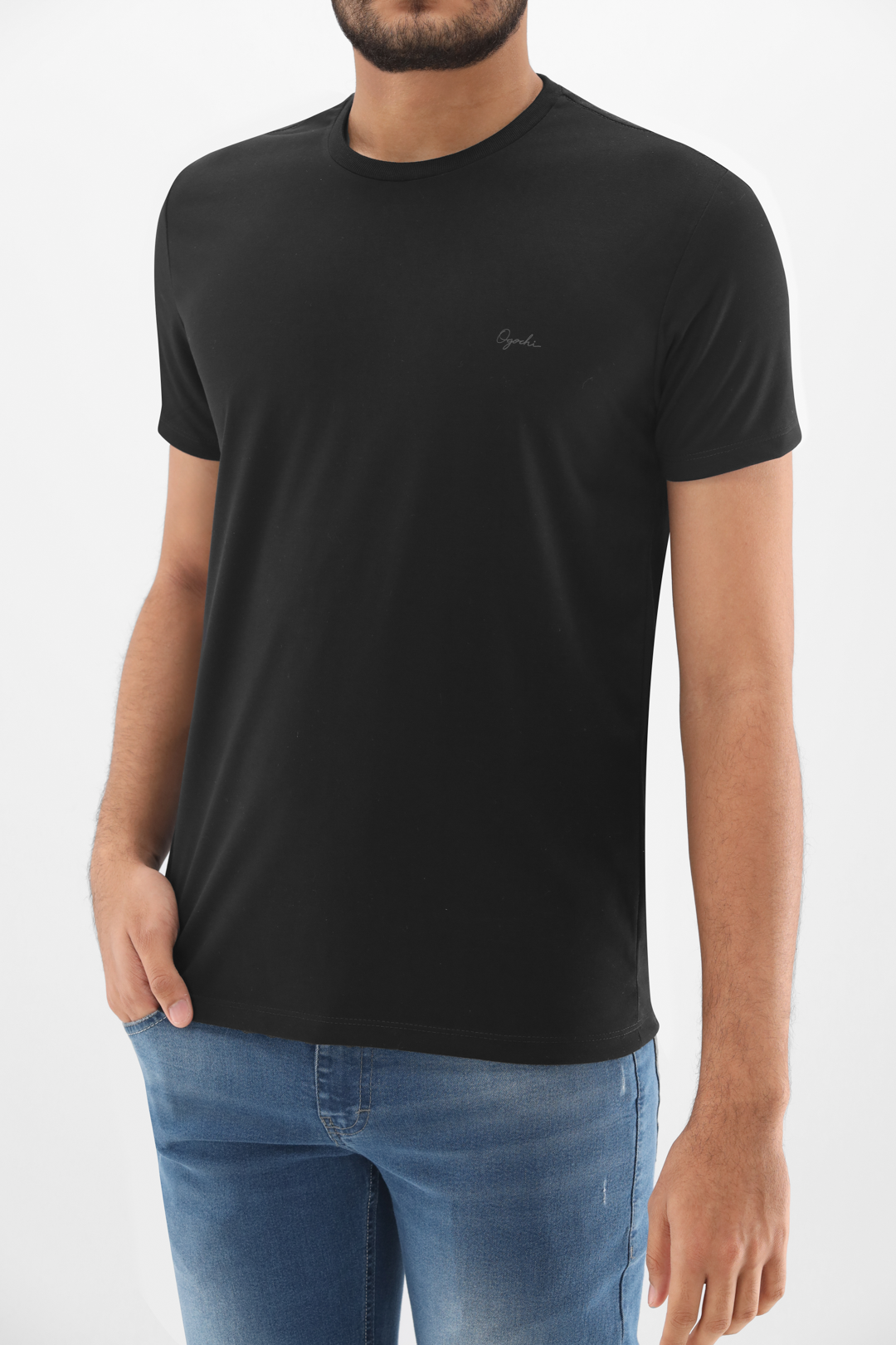 Camiseta Básica Manga Curta Slim