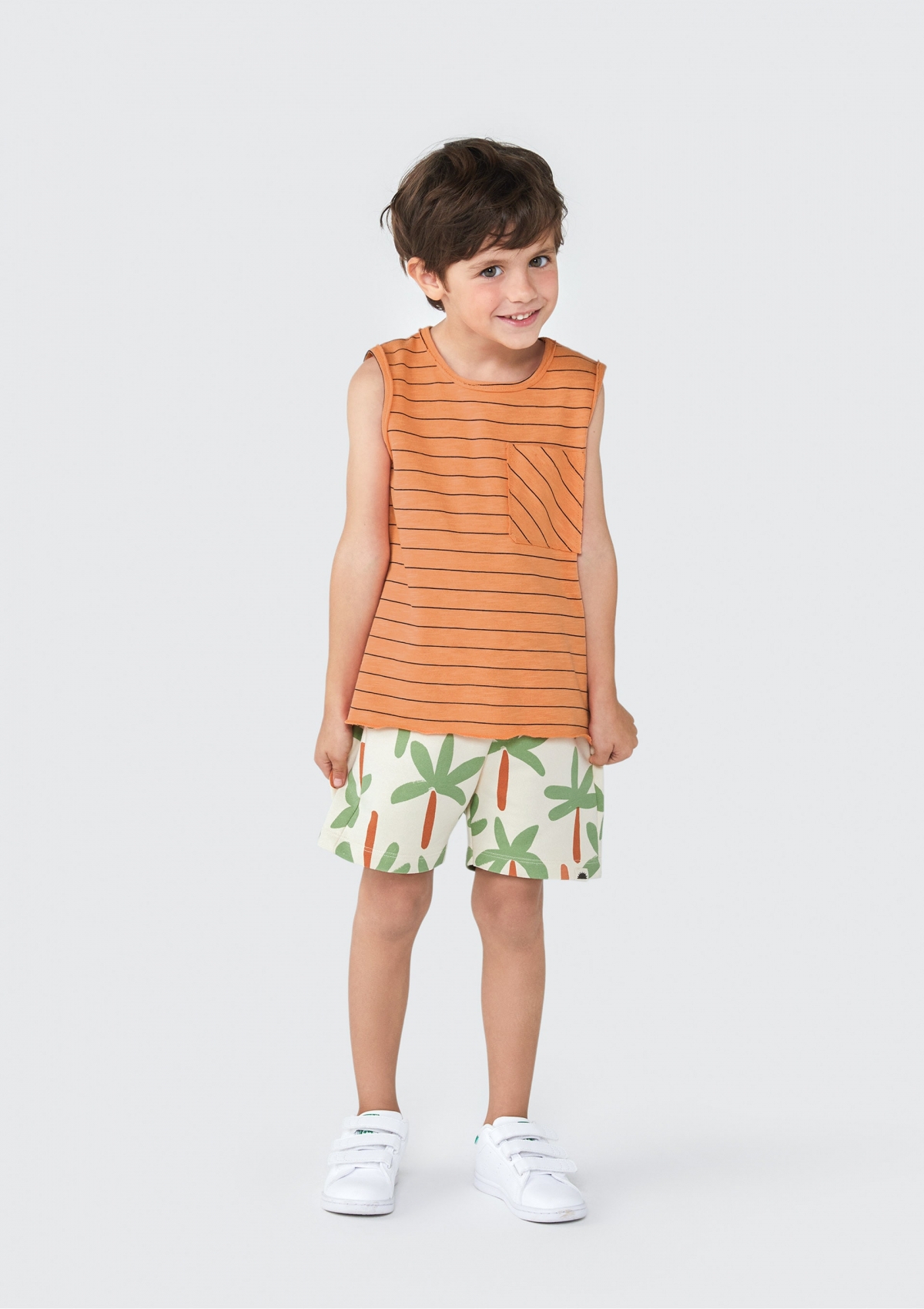 Shorts de Moletom Infantil Menino Toddler Estampado