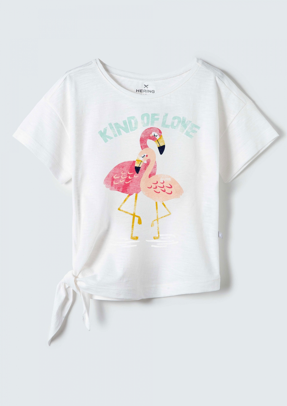 Blusa Infantil Menina Estampada Com Amarração