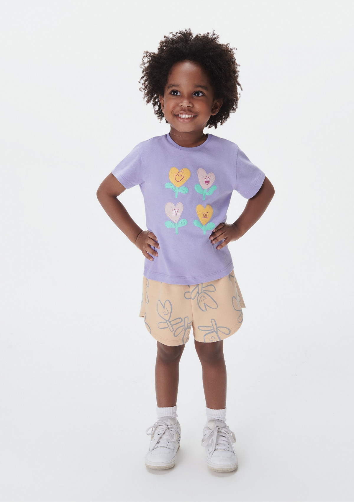 Blusa Infantil Menina Toddler Com Estampa