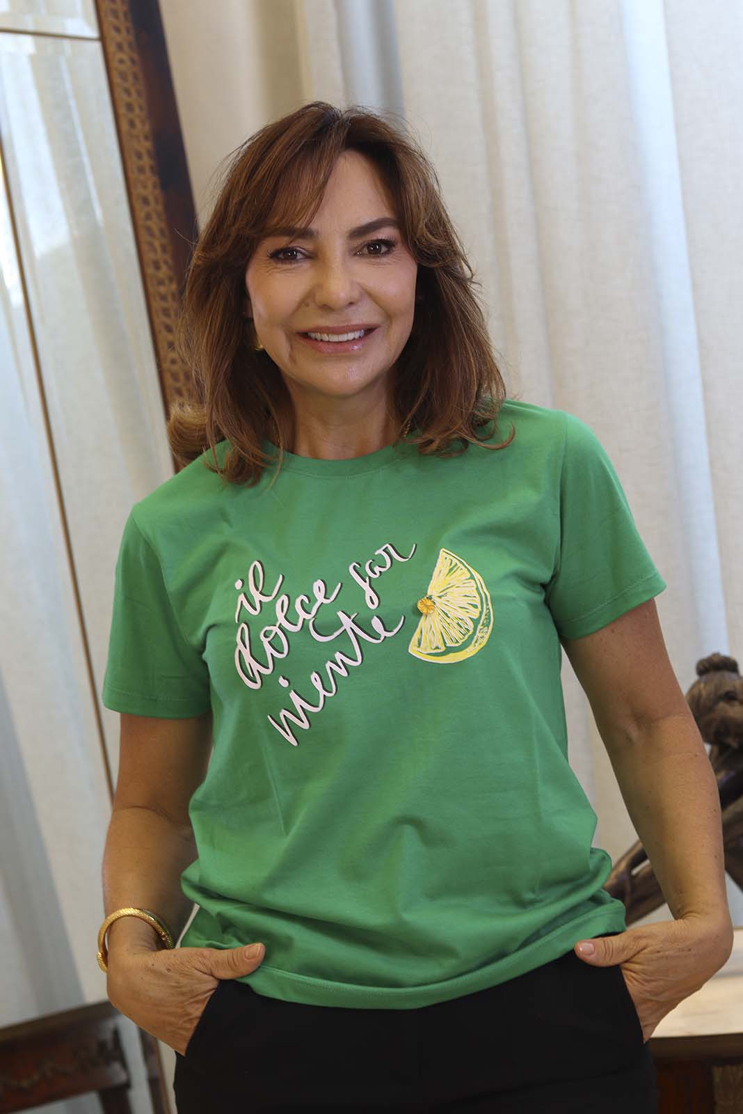 Camiseta Estampada Verde