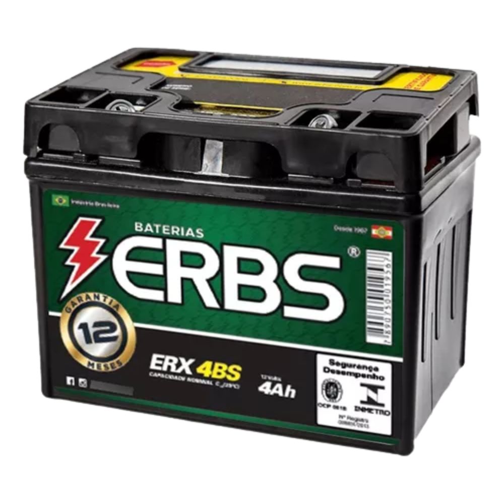 Bateria ERBS 4 AH | Titan- 2000 KS | Biz- 100