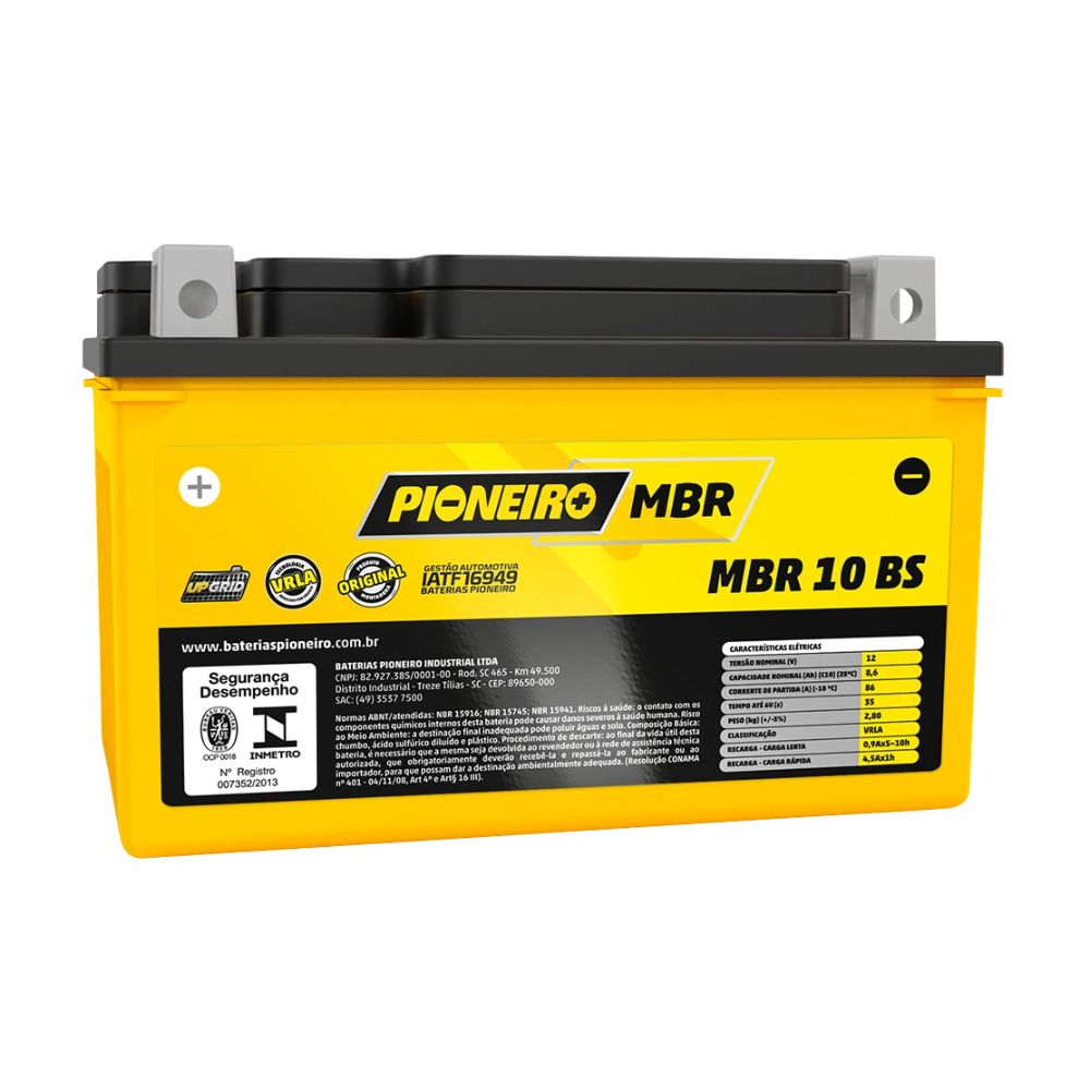 Bateria Pioneiro MBR 10 BS | Hornet