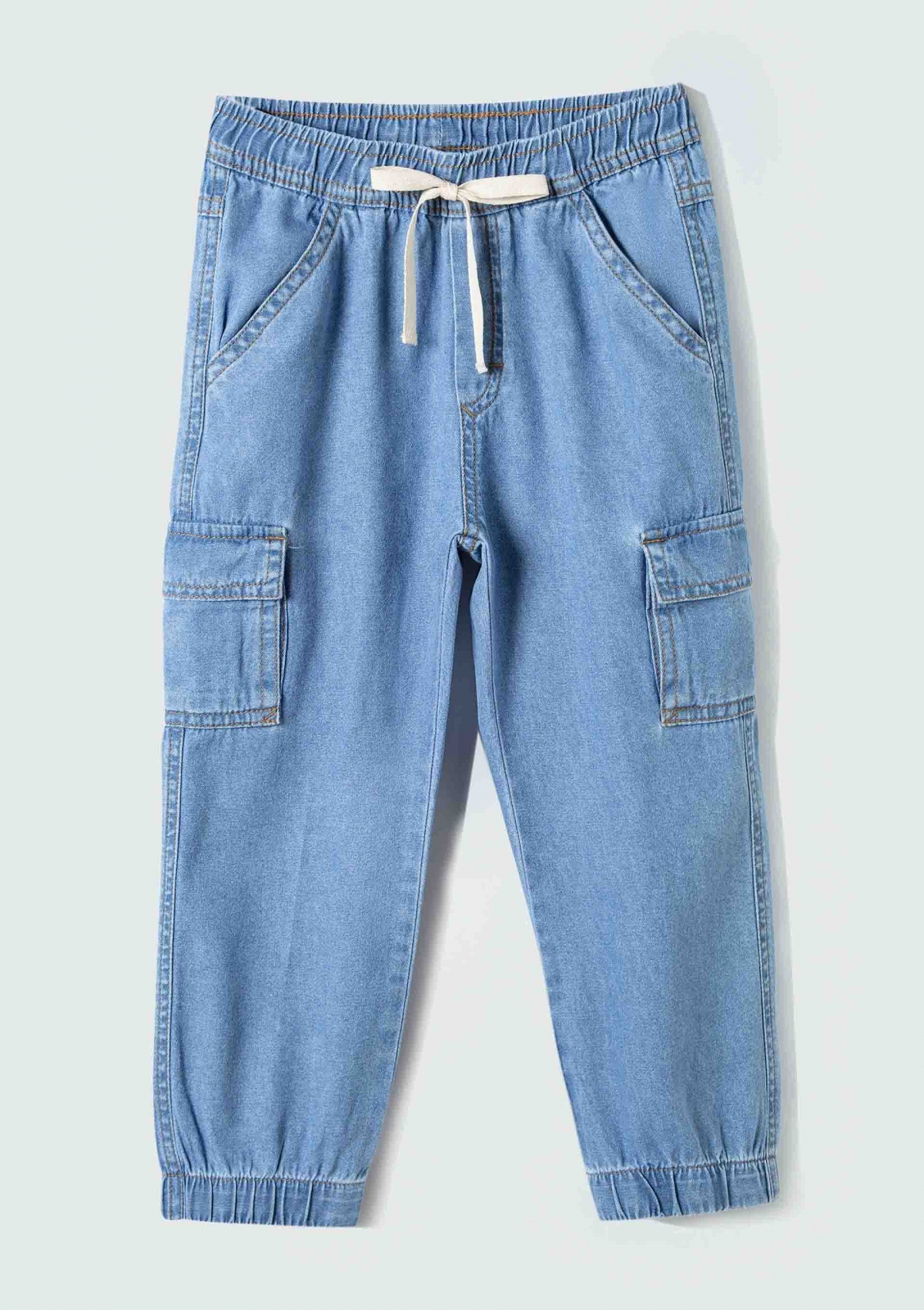 Calça Jeans Infantil Menino Toddler Jogger