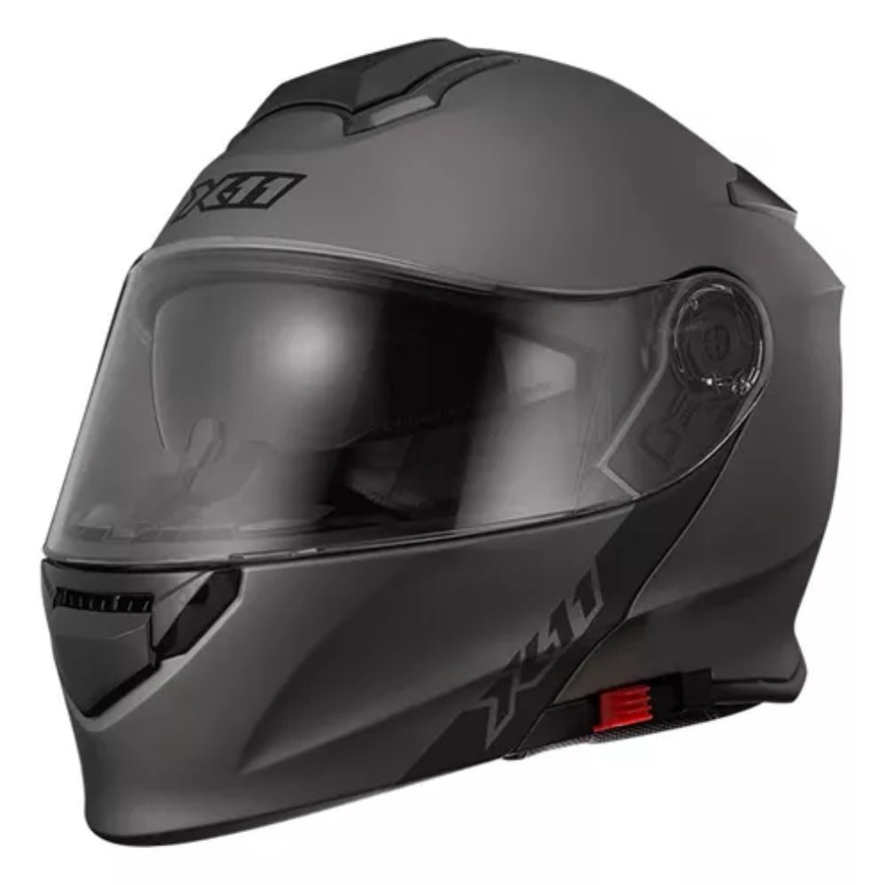 Capacete X11 Turner | Solides Prata Metalico 