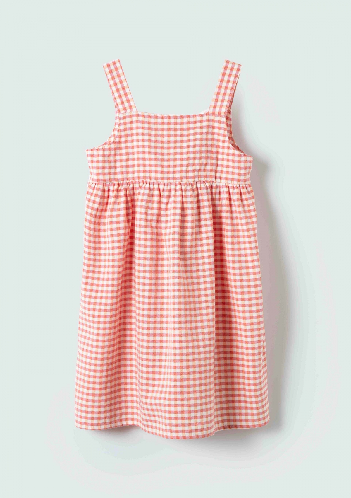 Vestido Infantil Toddler Godê Em Xadrez