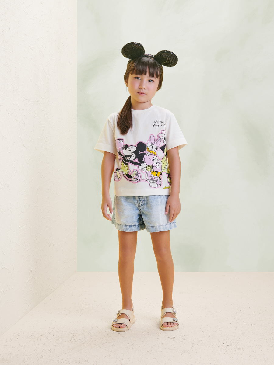 Blusa Amigos do Mickey Perola Infantil