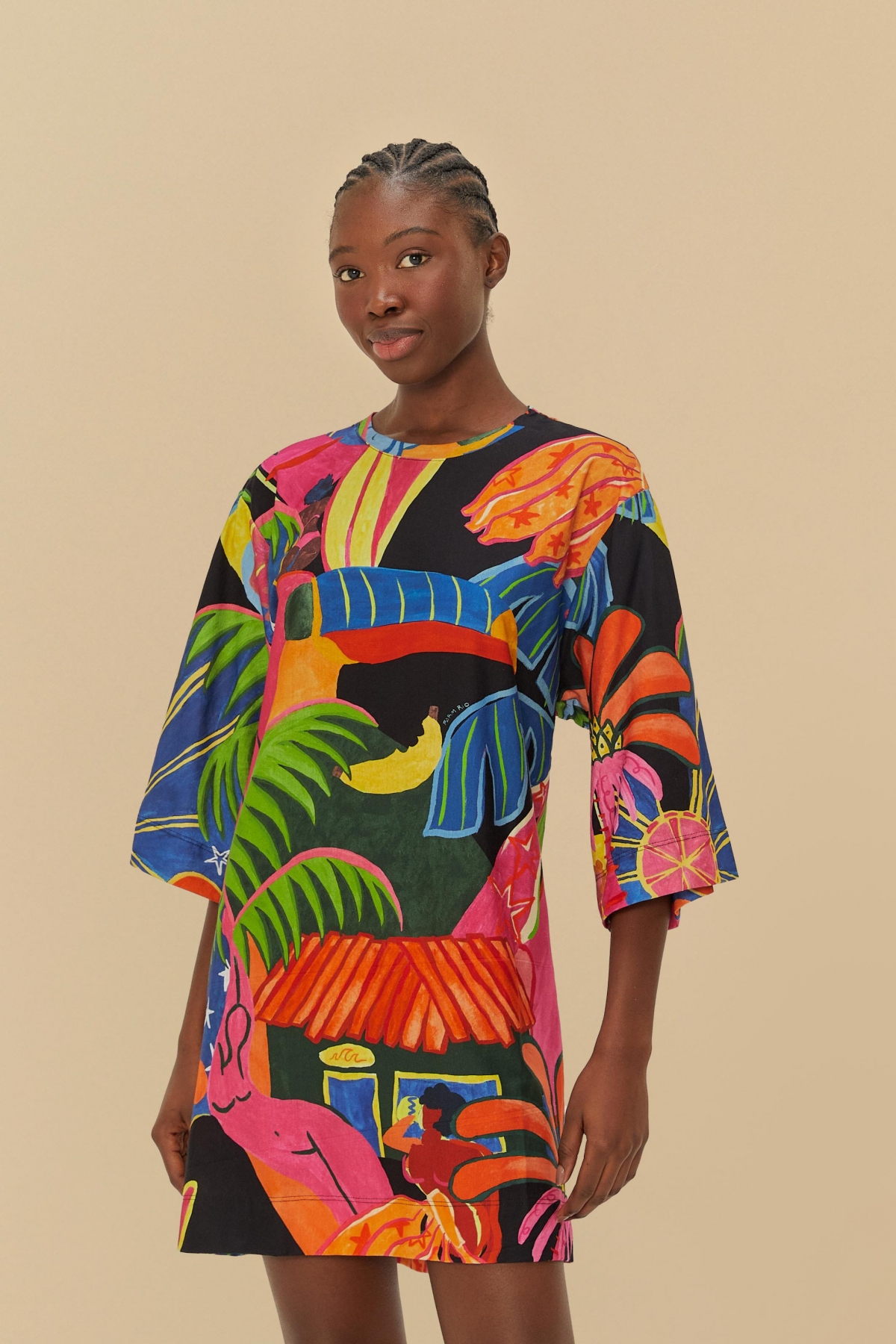 VESTIDO TSHIRT FANTASIA