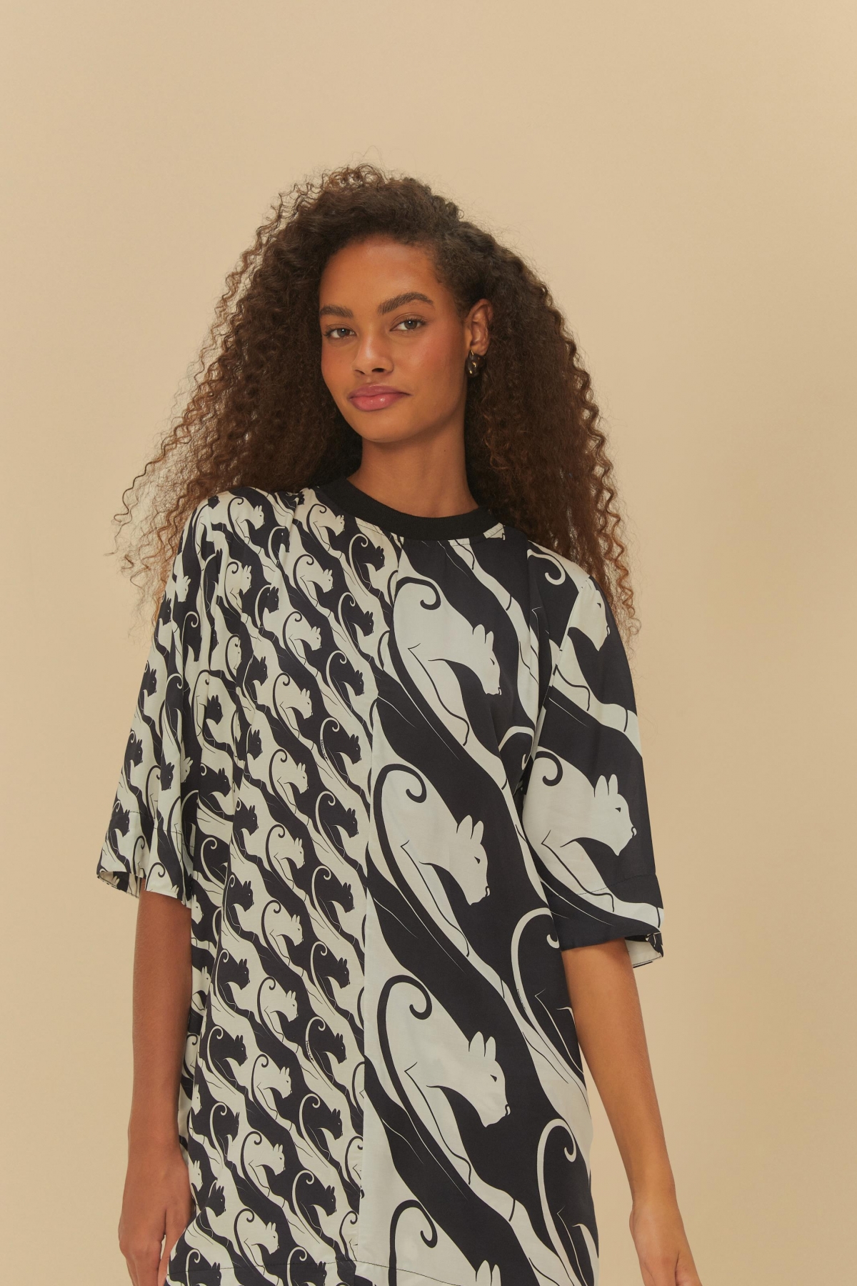 VESTIDO TSHIRT PANTERAS