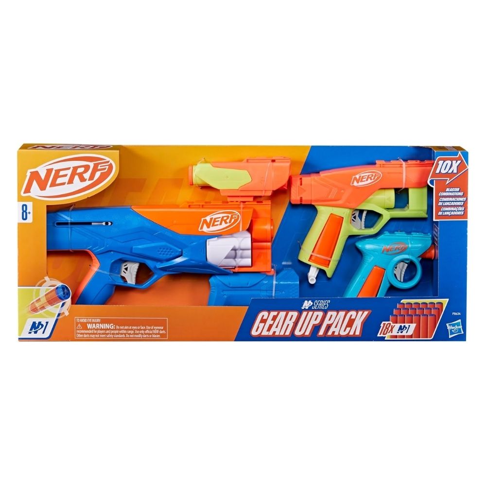 Nerf N Series Kit Gear Up Pack Com 18 dardos, Hasbro