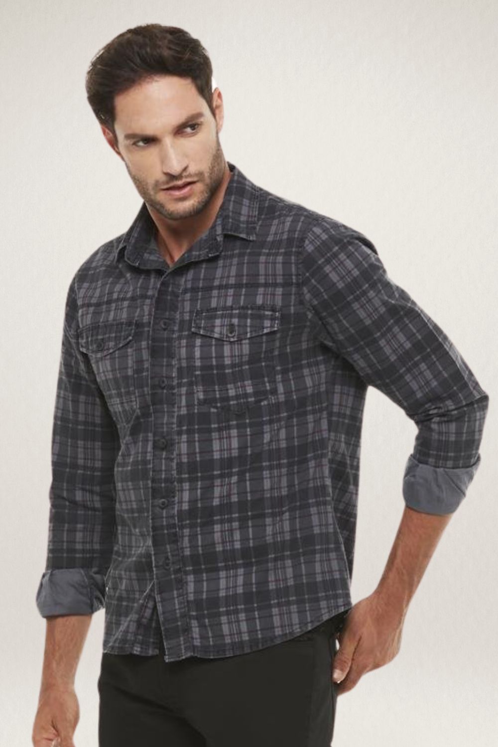 Camisa Xadrez Masculina Loofting Caio M/l