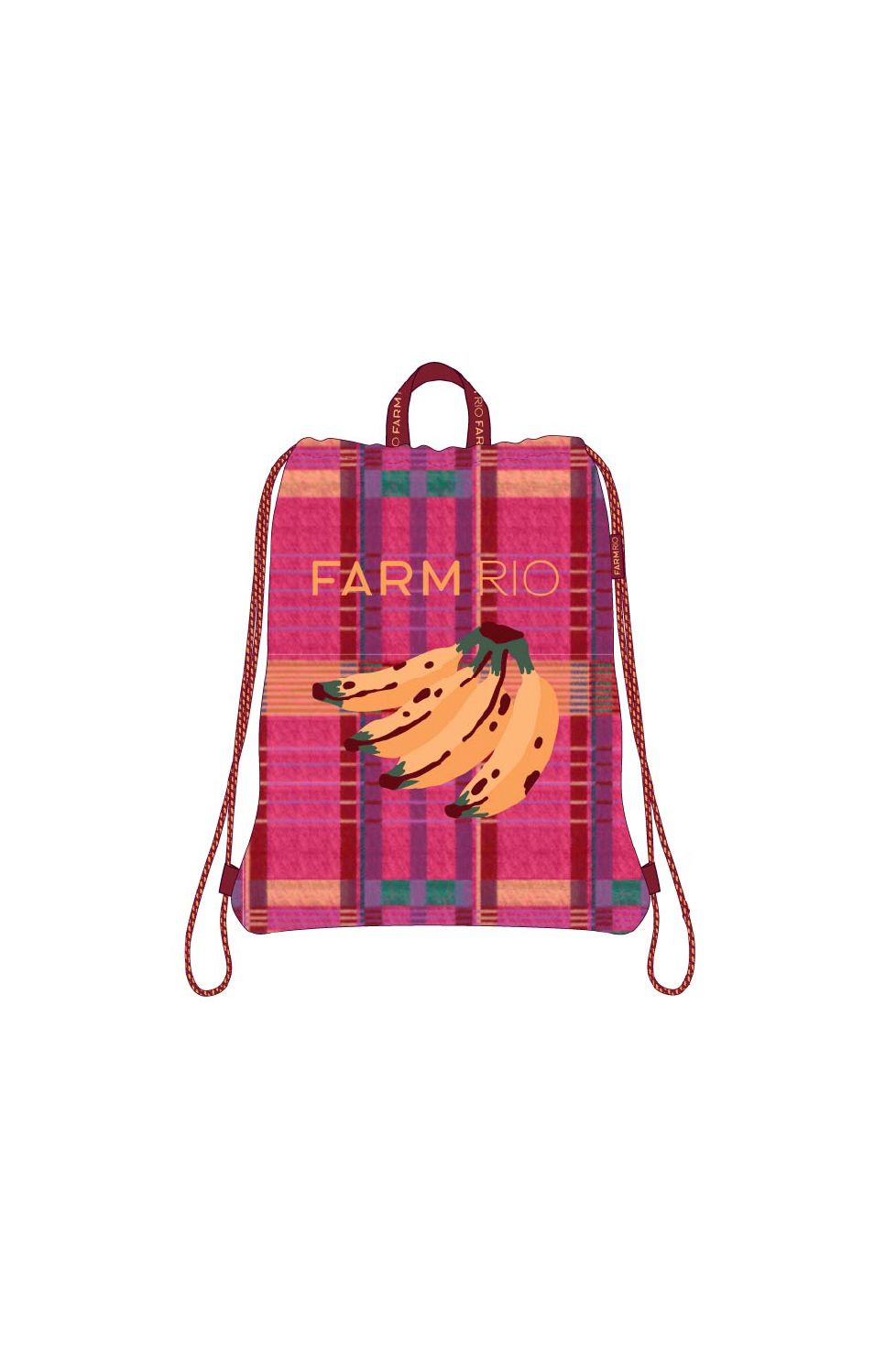 BOLSA FARM PRAIANA SOFIA XADREZ