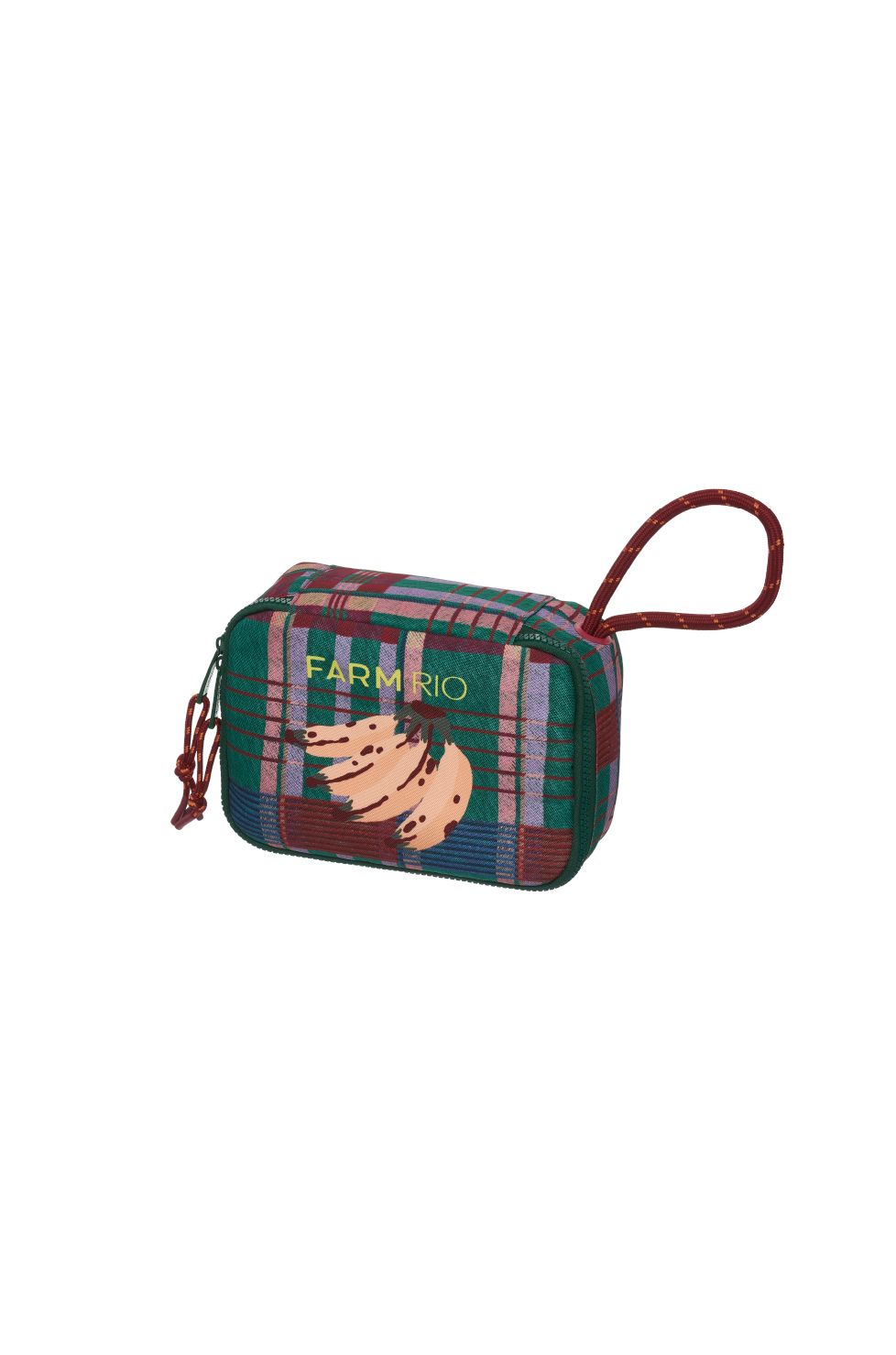 NECESSAIRE FARM XERO SOFIA XADREZ VERDE