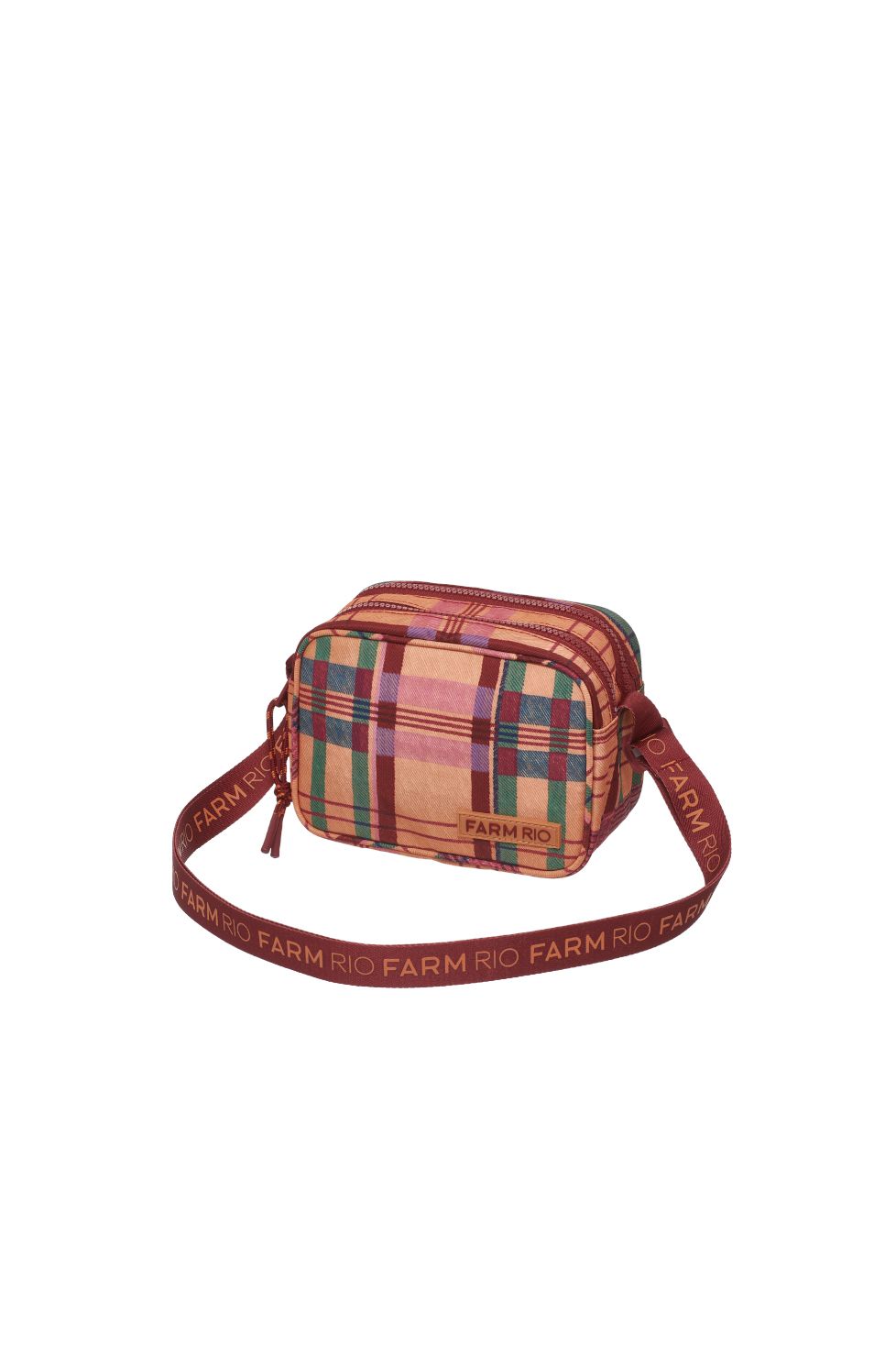 BOLSA FARM CHAMEGO SOFIA XADREZ