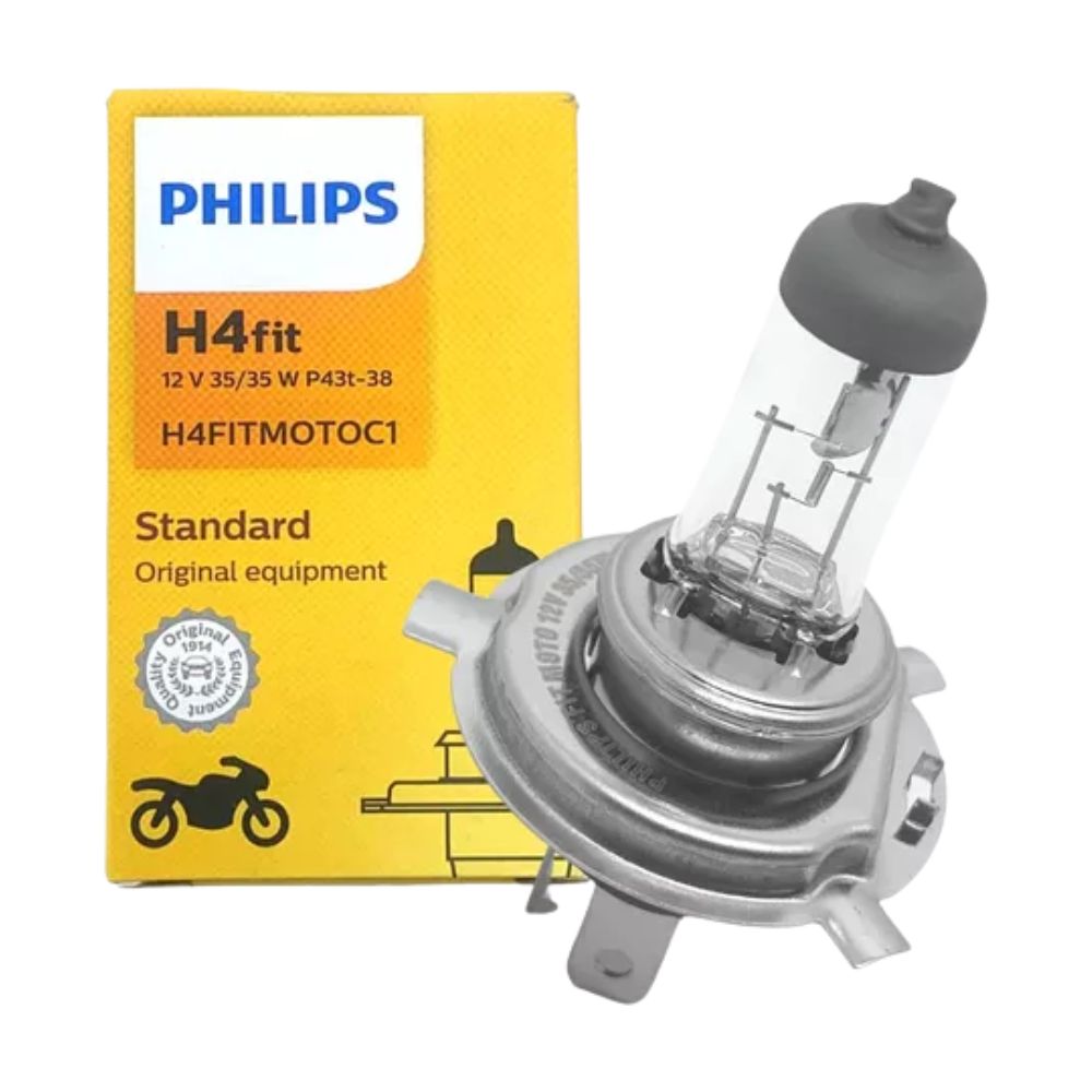 Lâmpada Farol Philips | H4 35 /35W | Honda / Yamaha 