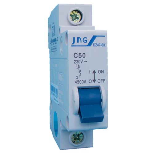 Disjuntor JNG Monopolar Curva C 20A - 3KA DZ47-63