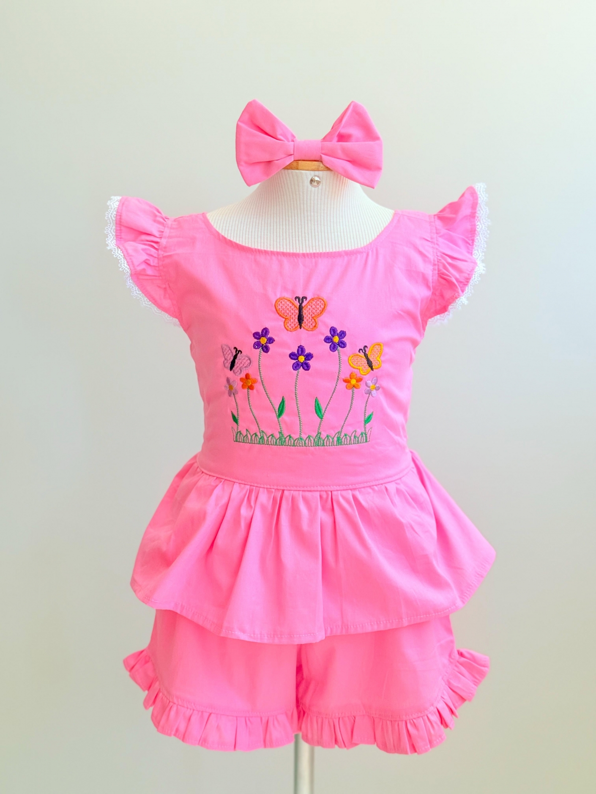 Conjunto Nina Rosa Bordado (Premium)