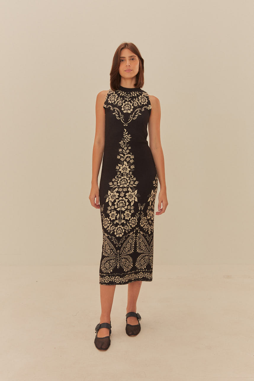 VESTIDO MIDI BORBOLINA