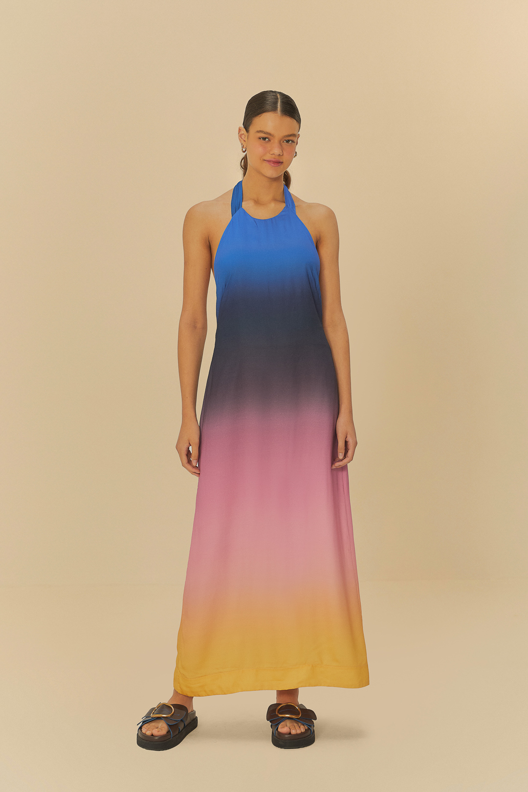 VESTIDO FRENTE UNICA DEGRADE LATINA