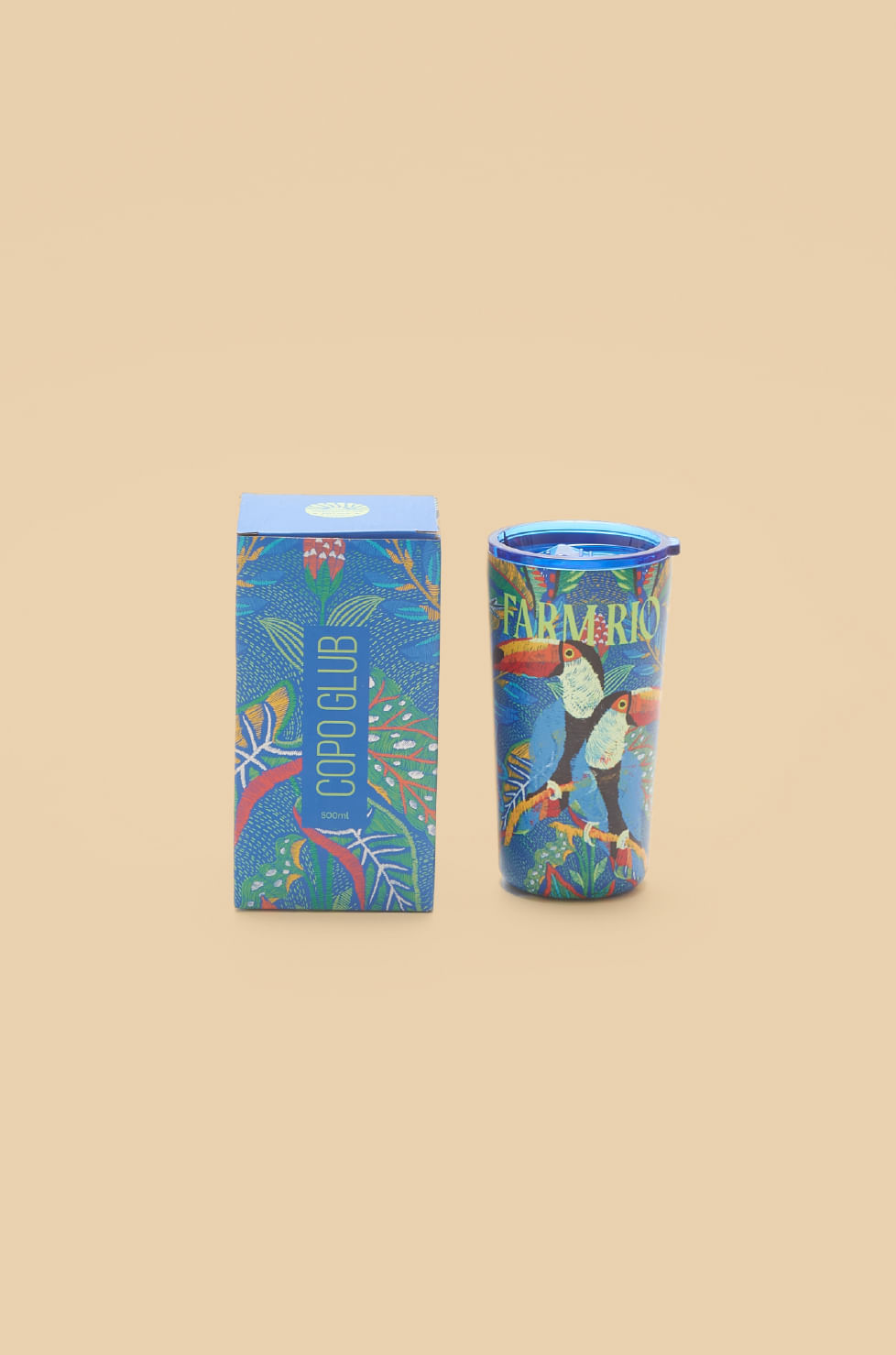 COPO FARM GLUB 500ML TAPETE DE TUCANO
