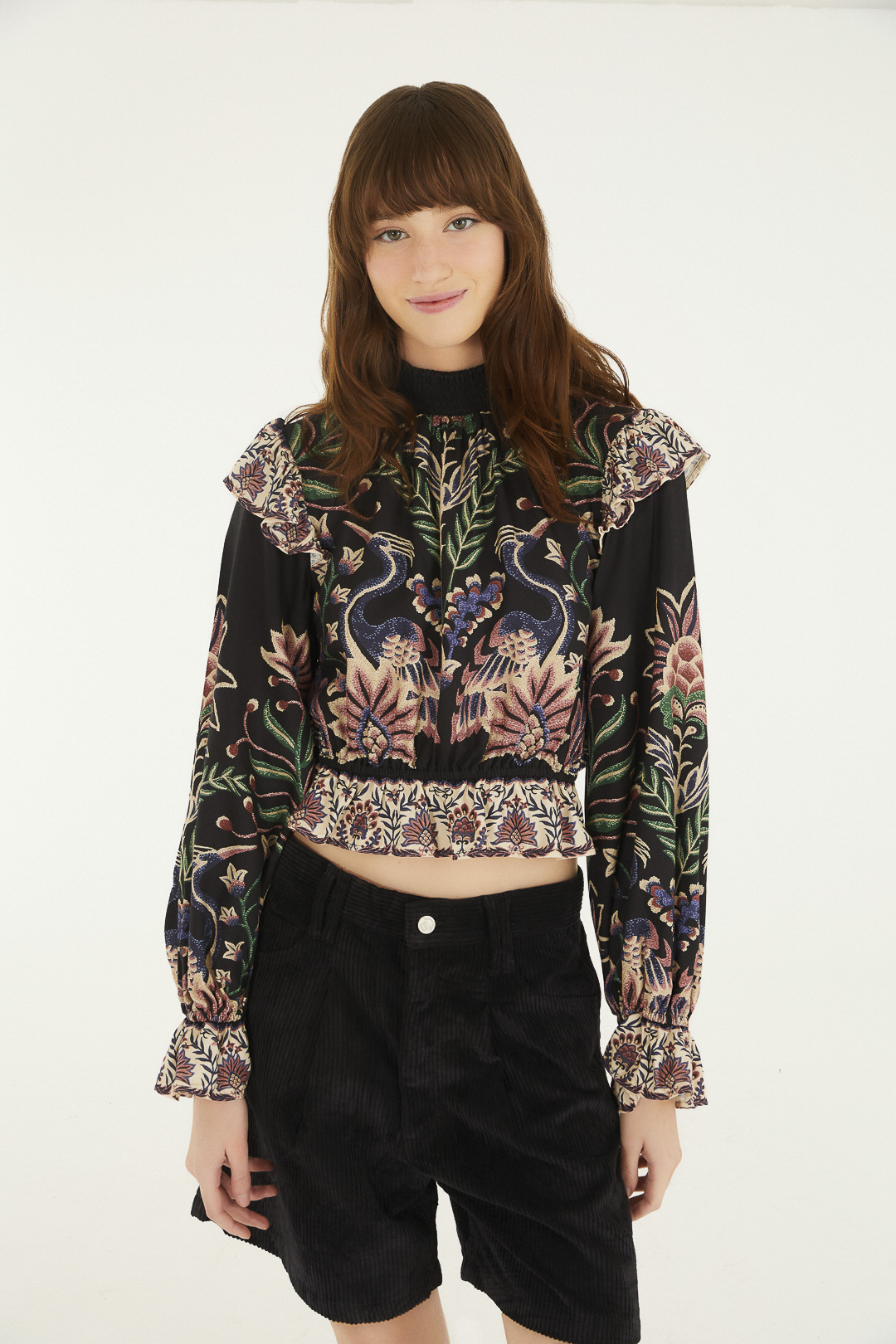 BLUSA MANGA JARDIM MARAVILHOSO