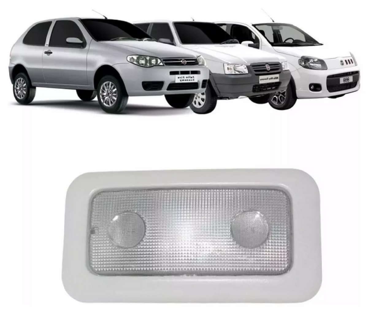 Lanterna D Teto Fiat Uno Way Vivace 2010 2011 2012 2013 2014
