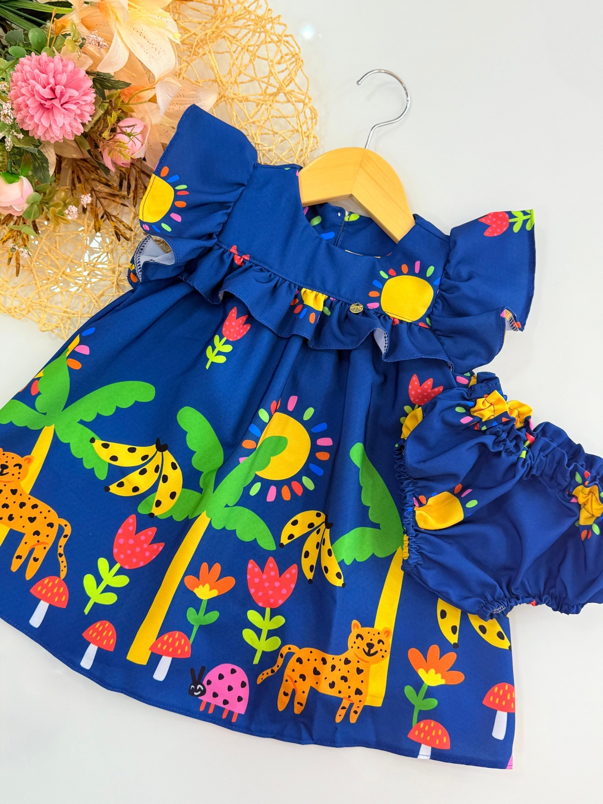 Vestido + Calcinha (1 ano) Selva
