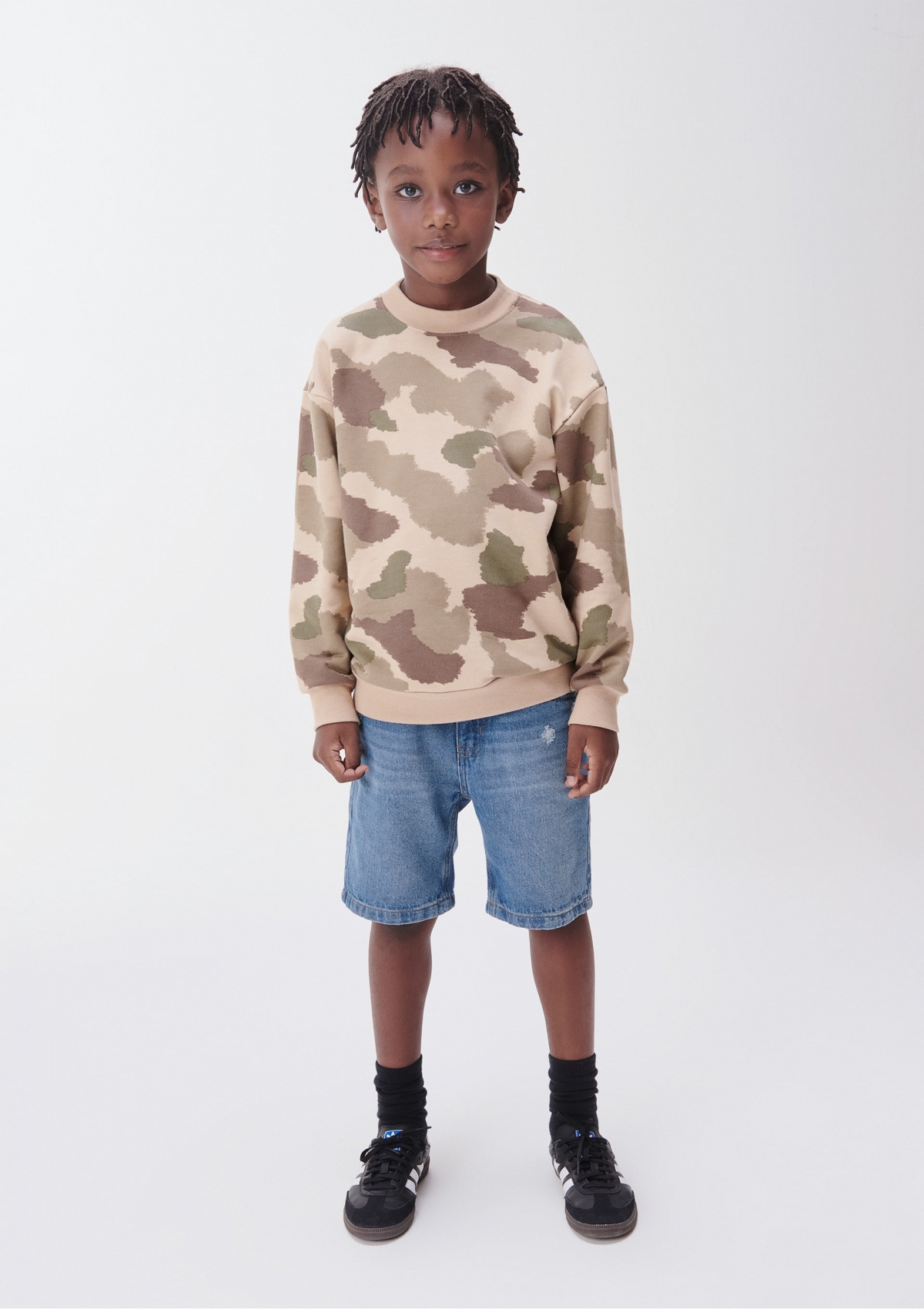Bermuda Jeans Reta Infantil Menino