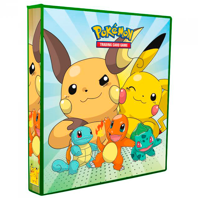 FICHARIO POKEMON PIKACHU E TURMA (9 BOLSOS)