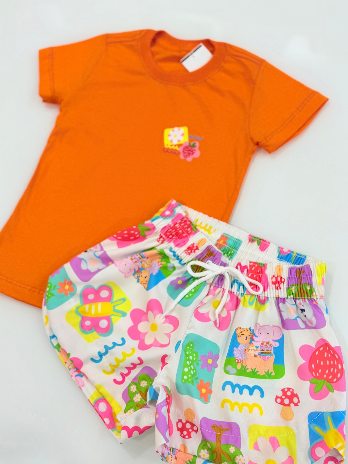 Conjunto T-shirt Laranja