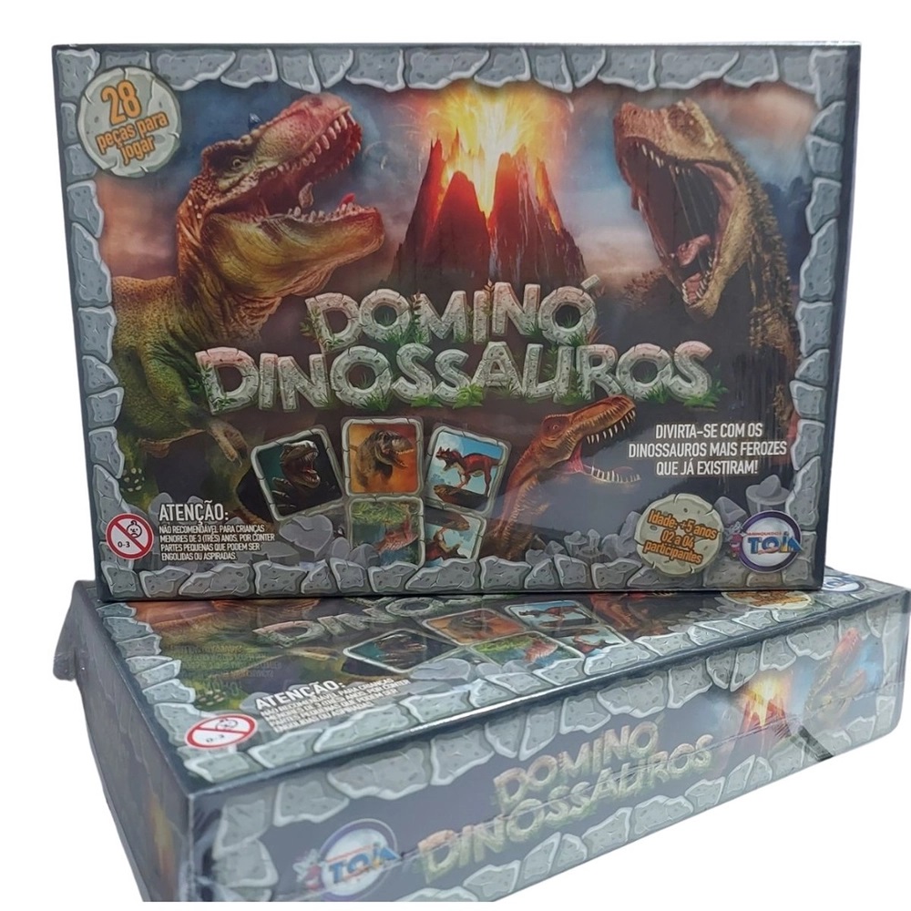 BRINQ. TOIA DOMINO DINOSSAUROS 12209