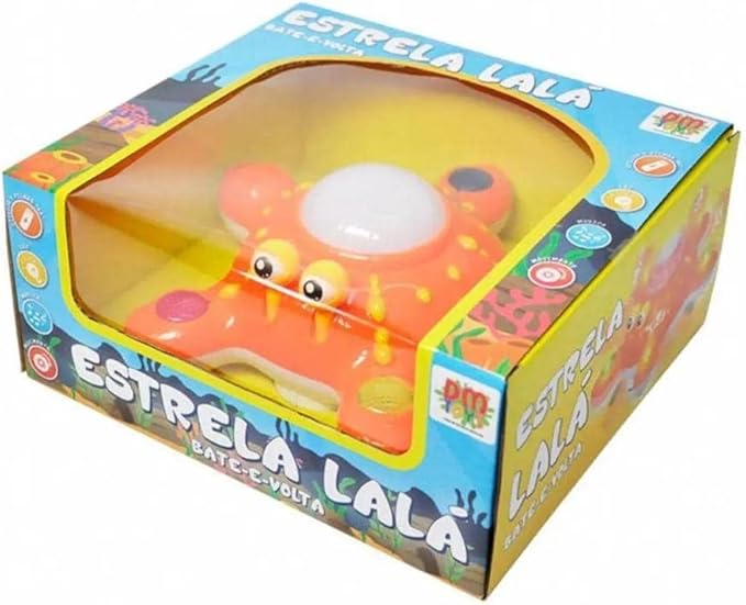 ESTRELA LALA BATE E VOLTA MUSICAL - DM TOYS