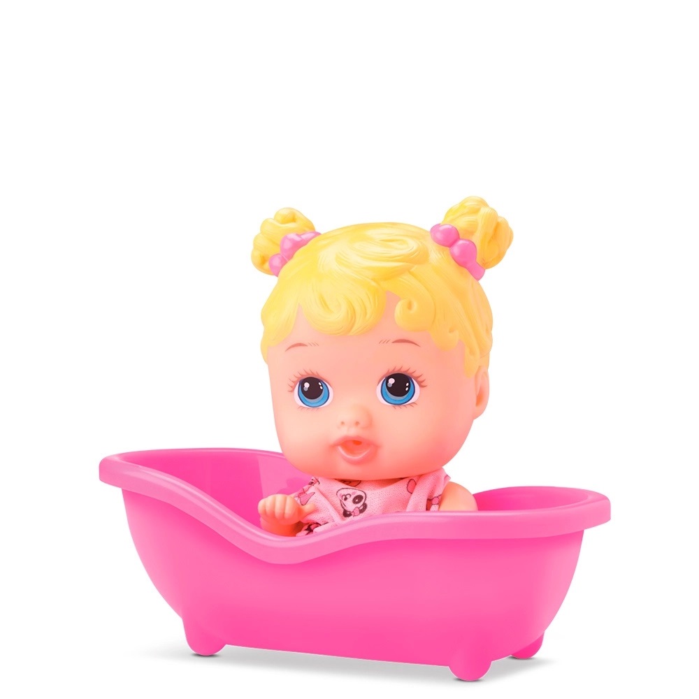BONECA LITTLE DOLLS BANHO LOURA - DIVERTOYS 8022