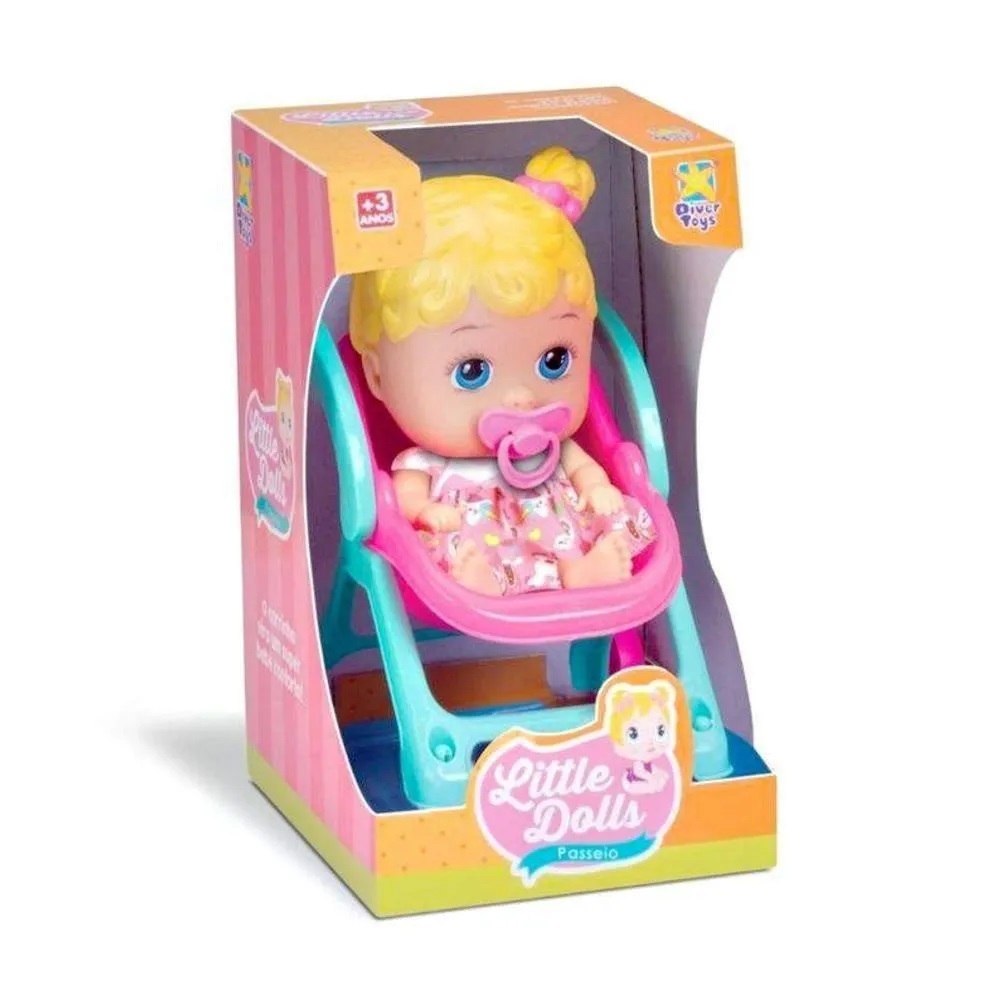 BONECA LITTLE DOLLS PASSEIO DIVER TOYS REF 80