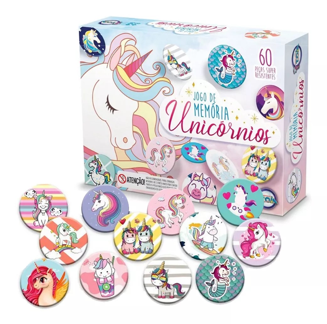 BRINQ. TOIA JOGO DE MEMORIA UNICORNIOS 12180