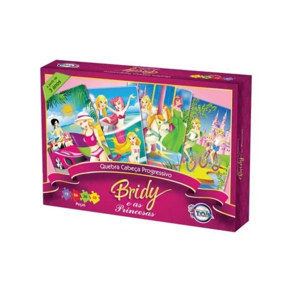 QUEBRA CABEÇA PROGRESSIVO BRIDY AS PRINCESAS