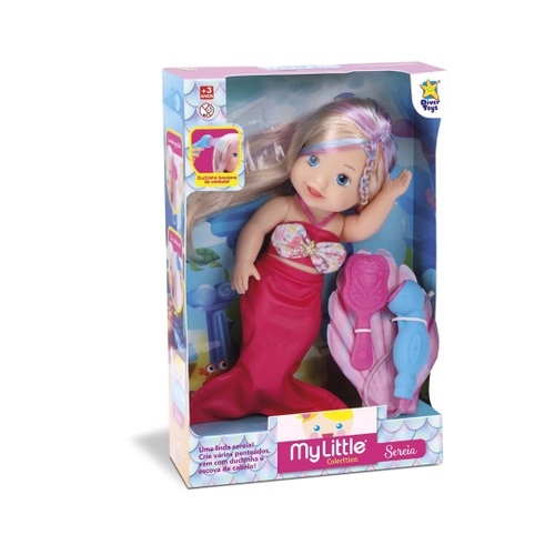 BONECA MY LITTLE COLECAO SEREIA - DIVERTOYS 8040