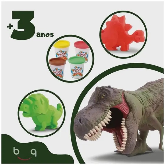 DINOSSAURO T REX ATACA - DIVERTOYS 8170