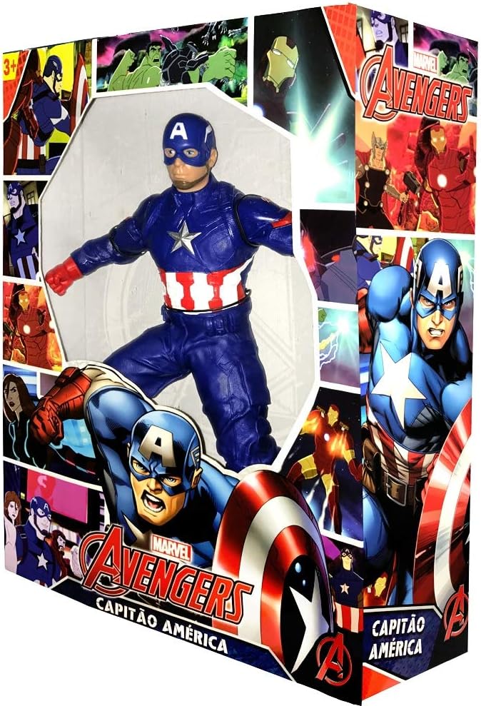 BONECO CAPITAO AMERICA - MIMO TOYS