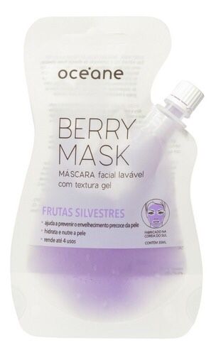 Océane Berry Mask Frutas Silvestres - Máscara Facial 35ml